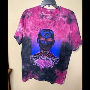 Cyber mind graphic tee